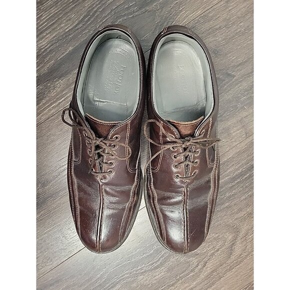 FootJoy‎ Mens Sz 9D Classics Dress Casual Leisure Brown Oxblood Shoes 55709 - Picture 4 of 7